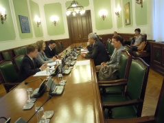18 September 2012 The members of the Committee on the Judiciary, Public Administration and Local Self-Government and the delegation of the Office for Democratic Institutions and Human Rights (ODIHR)